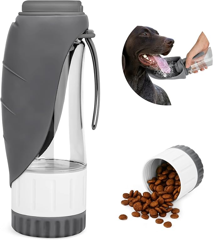 Portable Pet Water Dispenser & Feeder