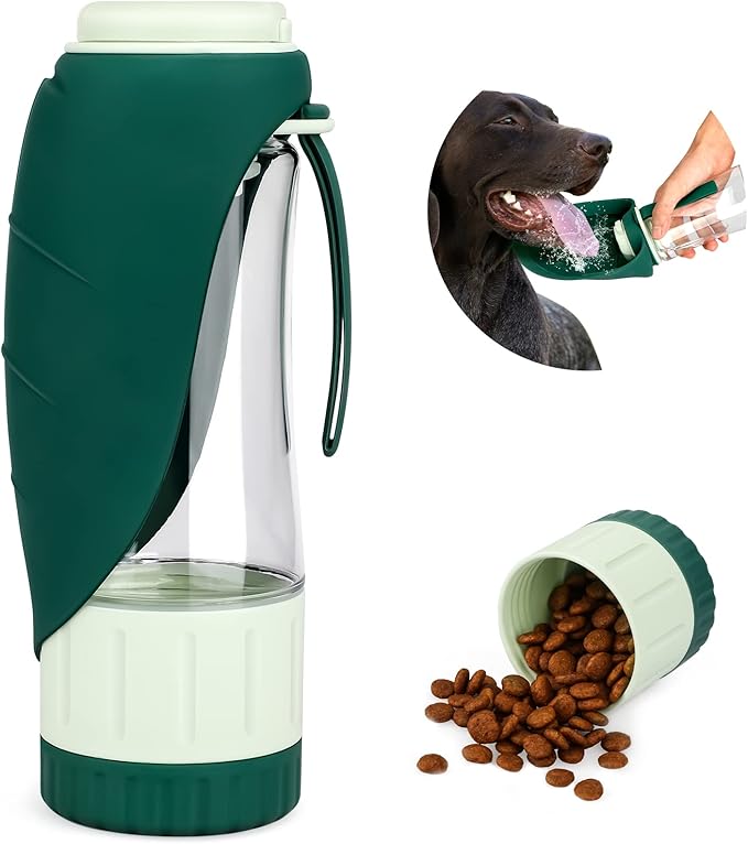 Portable Pet Water Dispenser & Feeder