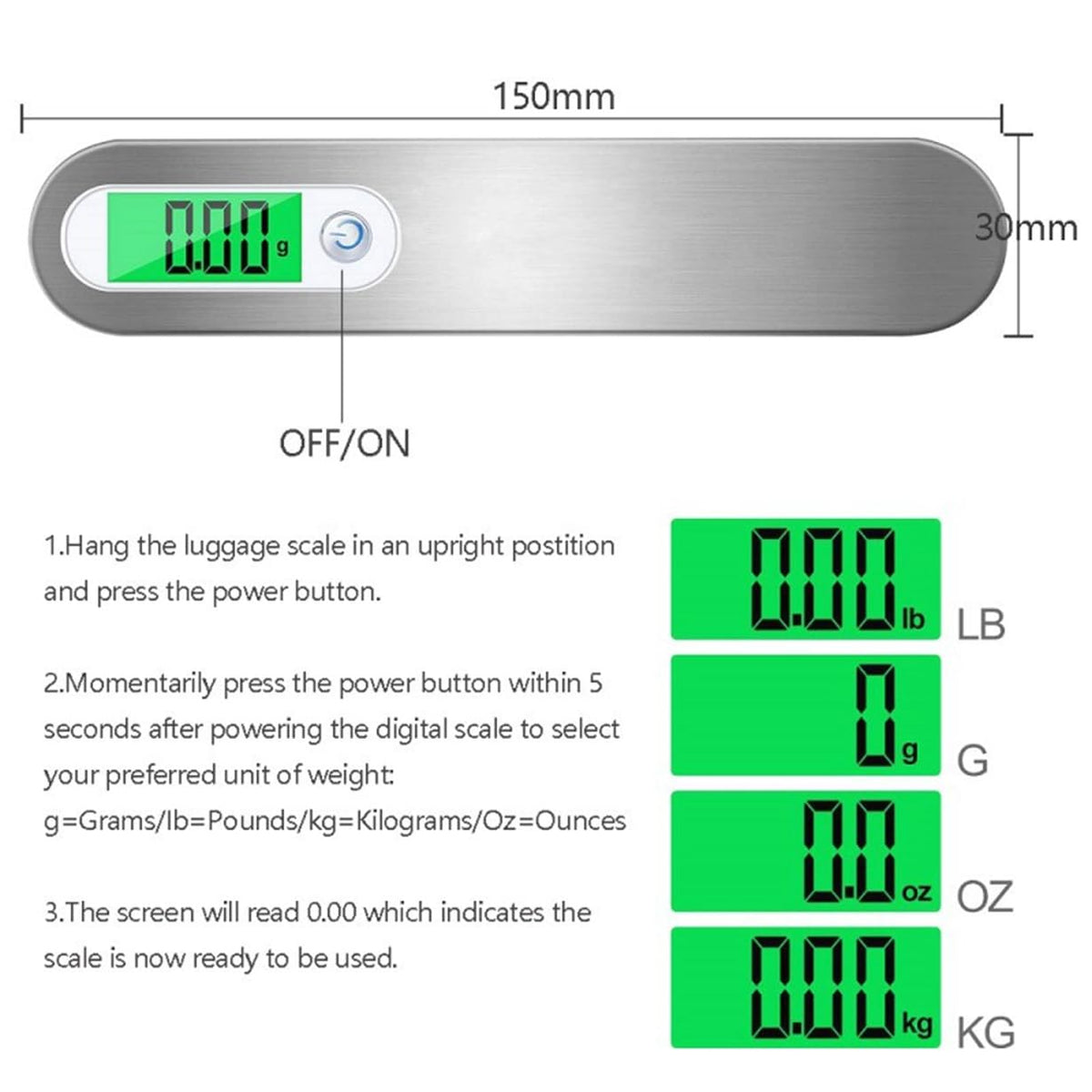 Portable Luggage Scale