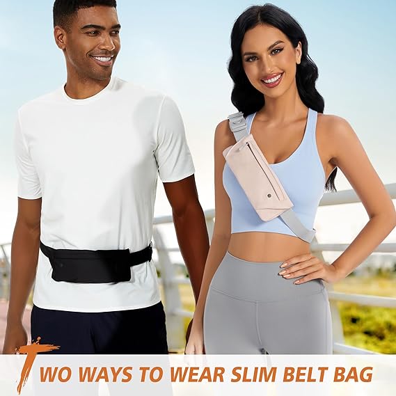 Slim Running Waist Belt – Lightweight & Adjustable