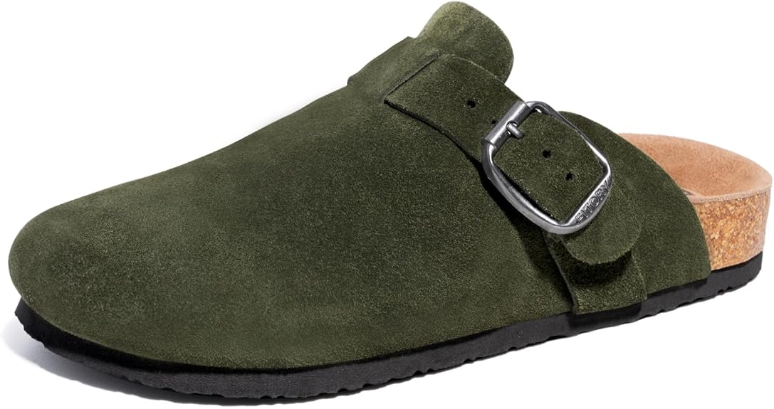 Men’s Suede Clogs