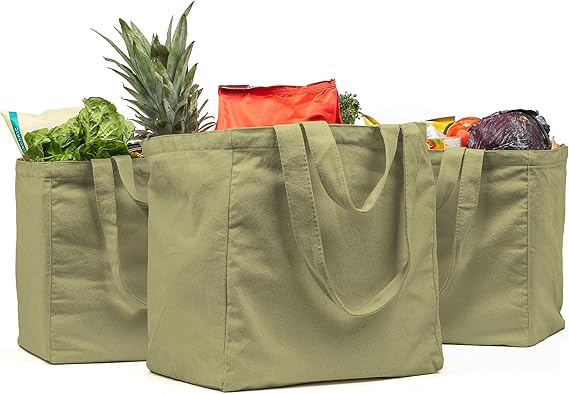 Canvas Grocery Bag 3pc XL